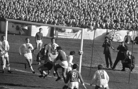 Ajax tegen Benfica 3-0, beslissingswedstrijd kwartfinale Europacup I te Parijs s, Bestanddeelnr 922-1707