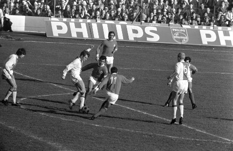 Ajax tegen Benfica 3-0, beslissingswedstrijd kwartfinale Europacup I te Parijs s, Bestanddeelnr 922-1708