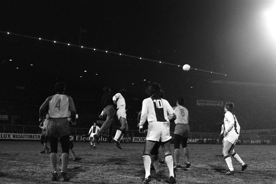 Ajax tegen Carl Zeiss Jena 5-1. Spelmoment, Bestanddeelnr 923-3400