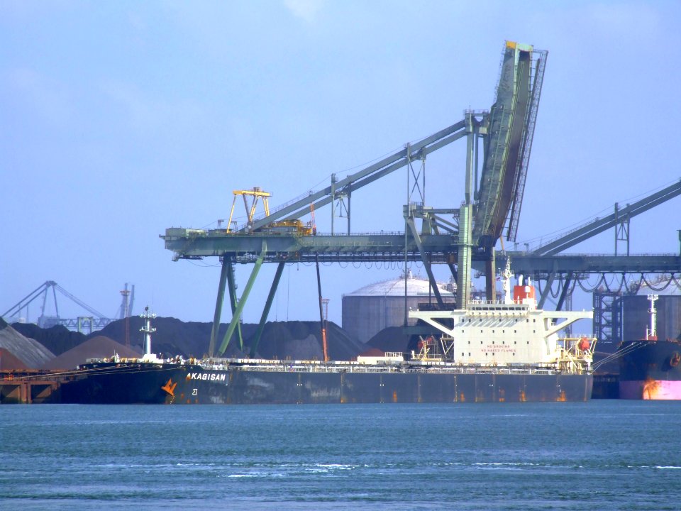 Akagisan - IMO 9157686 - Callsign A8SU5 , Mississippi harbour, Port of Rotterdam, Holland 26-Sep-2008