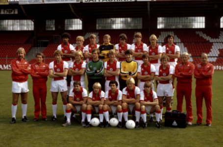 Ajax selectie seizoen 1981 1982 Ajax elftal en trainers, Bestanddeelnr 253-8565
