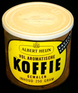 Albert Heijn 250gram vol aromatische Koffie blik, foto1