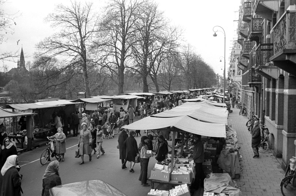Albert Cuypmarkt verplaatst naar Sarphatipark ivm werkzaamheden overzicht va, Bestanddeelnr 925-5068