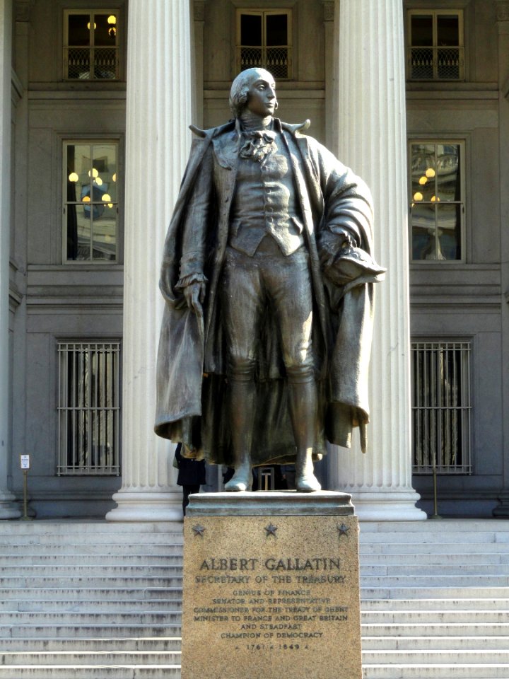 Albert Gallatin Statue (Washington, D.C.) - DSC08422