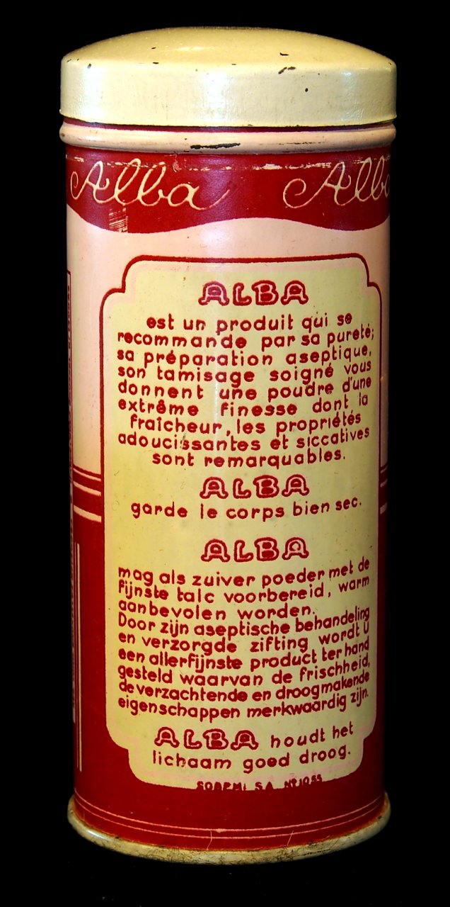 Alba baby & toilet poeder blikje, foto6