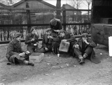 Alarmoefening Nederlands leger op Veluwe, Bestanddeelnr 904-4108