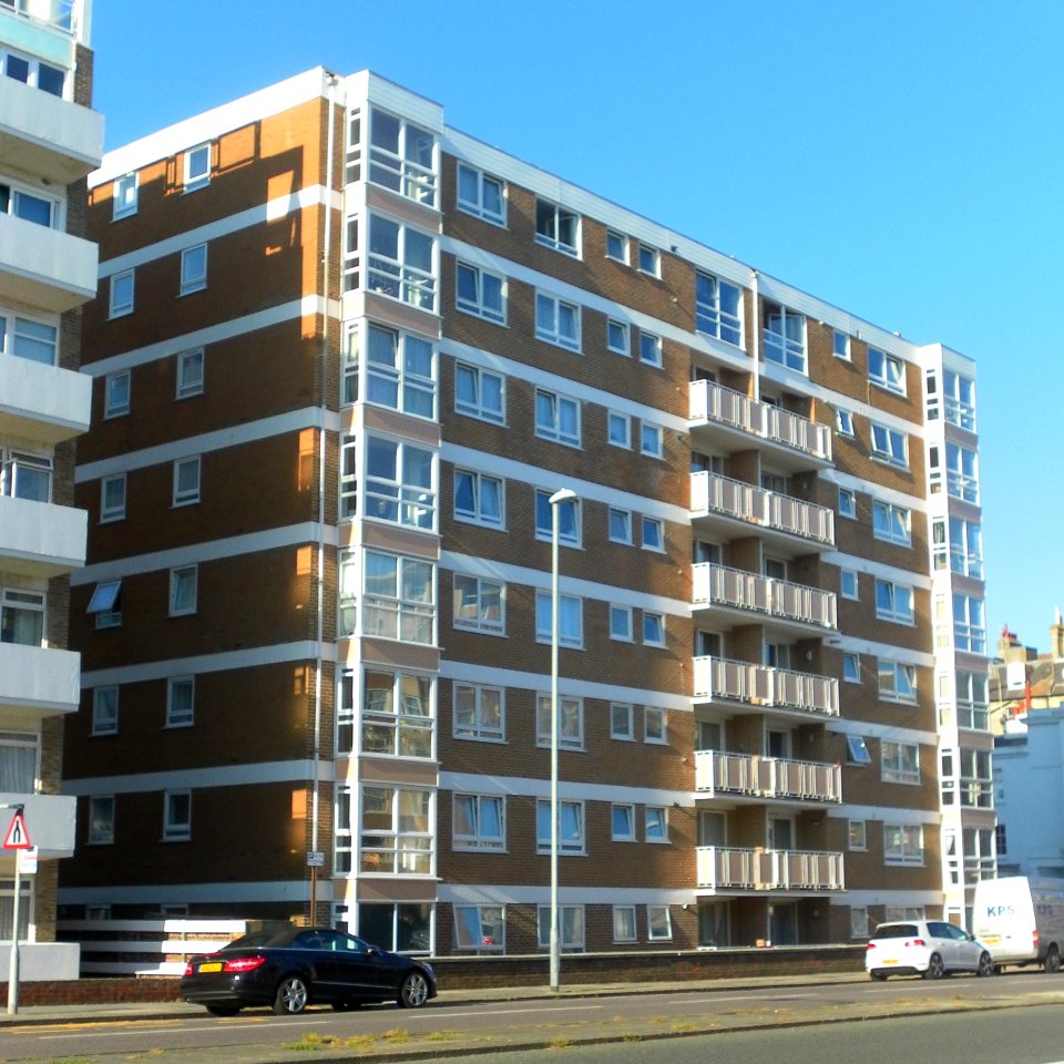 Albany Towers, Kingsway, Hove (July 2012)