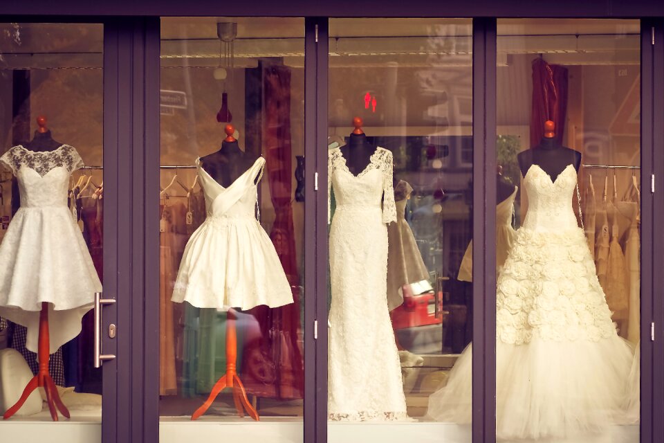 Clothing shopping building