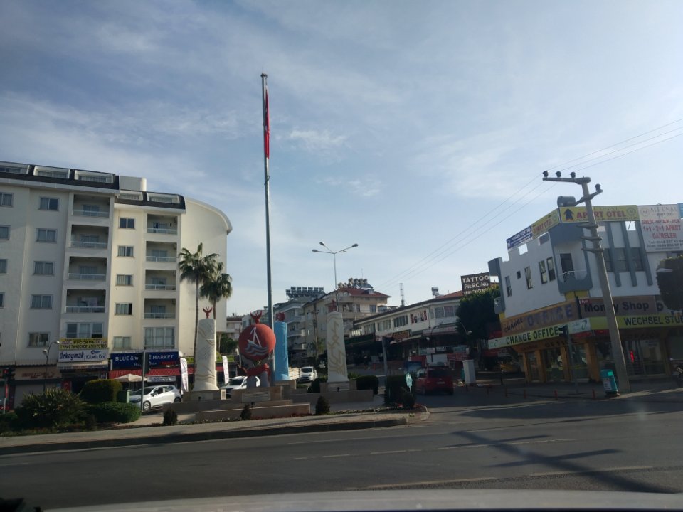 Alanya'da bir kavşak