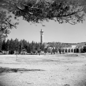 Al Haram esh-Sharif - Tempelberg en minaret, Bestanddeelnr 255-5420
