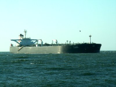 Al Shuhadaa - Kuwait - IMO 9013311 - Callsign 9KKH p1 approaching Port of Rotterdam at sunset, Holland 15-Jul-2006