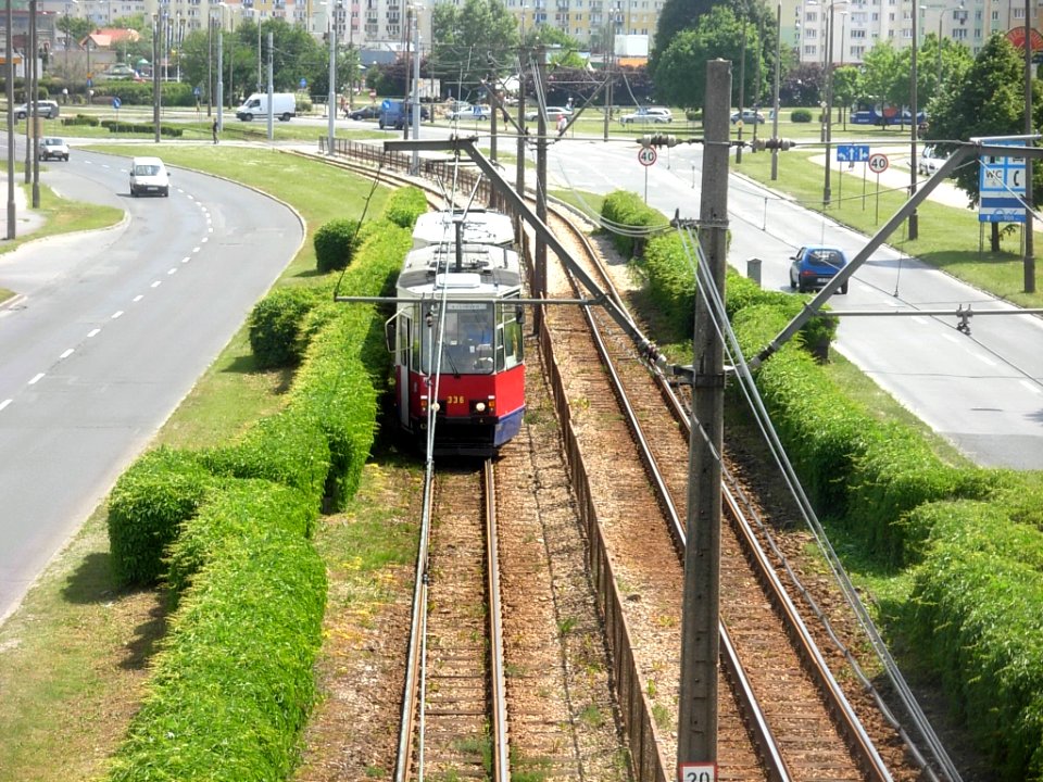 Al WP w Bydgoszczy - tramwaj
