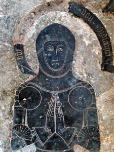 Al Saints, Ulcombe, memorial brass 1