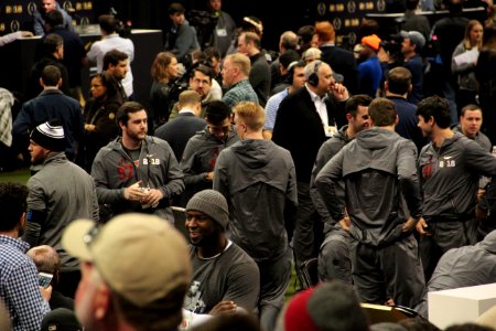 Alabama players at media day, Jan 6, 2018 1