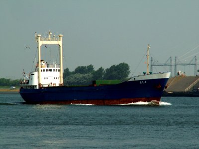 Ala approaching Port of Rotterdam