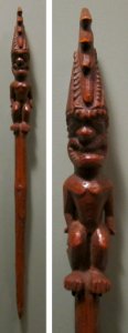 Akua Kaai (Stick Image), late 18th or early 19th century, Hawaiian Islands, HAA photo