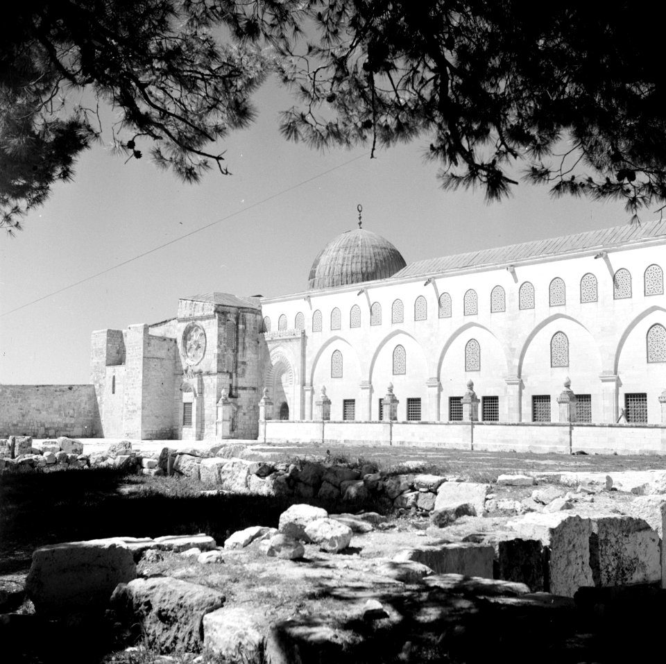Al Haram esh-Sharif - Tempelberg. Al Aqsa moskee, Bestanddeelnr 255-5430