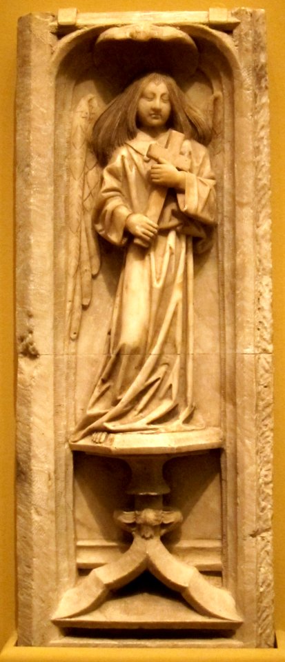 Alabaster angel from Toledo, Spain, San Diego Museum of Art