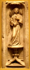 Alabaster angel from Toledo, Spain, San Diego Museum of Art photo