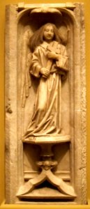 Alabaster angel from Toledo, Spain, San Diego Museum of Art