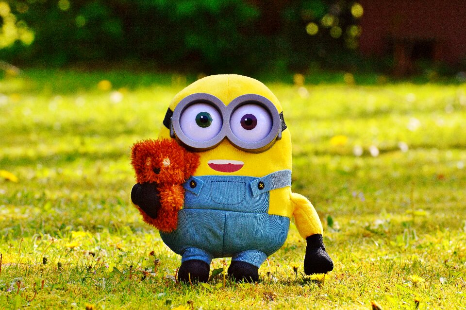 Cute plush stuffed animal
