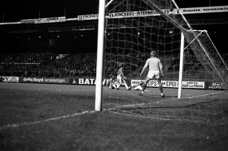 Ajax tegen Sparta 0-0, spelmomenten, Bestanddeelnr 927-1387