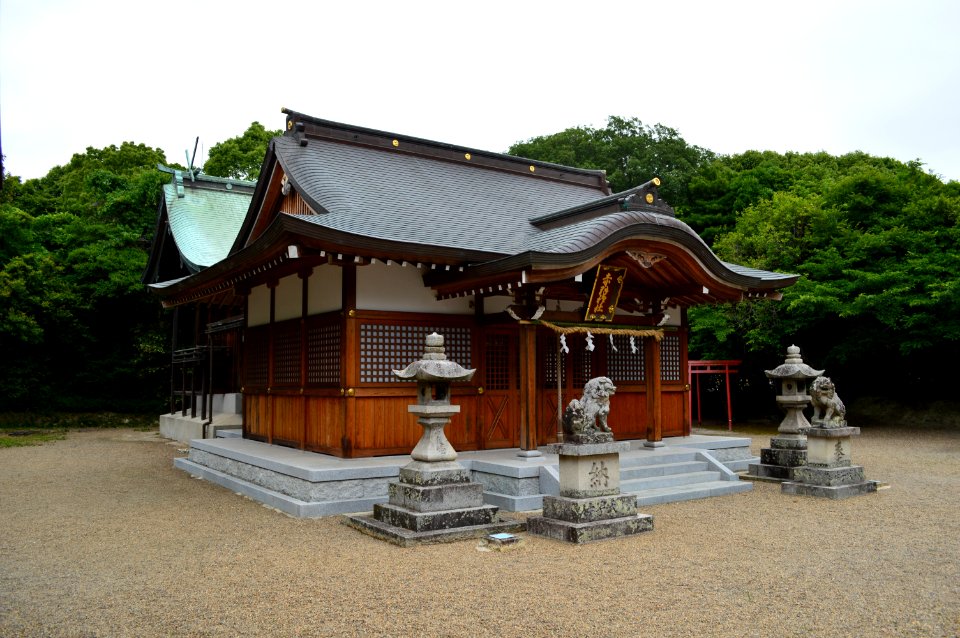 Akaba-jinja, shaden