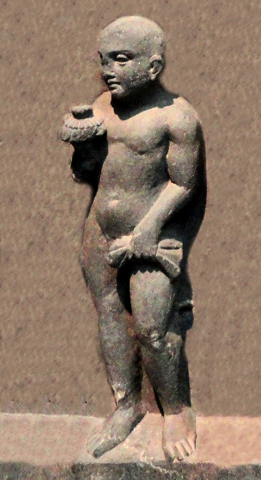 Ajivika Monk in a Gandhara sculpture of the Mahaparinirvana