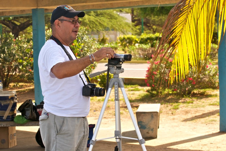 Ajustando la videograbadora