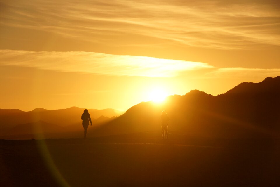 Sunrise morocco desert