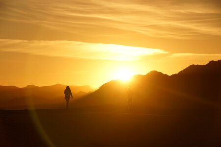 Sunrise morocco desert