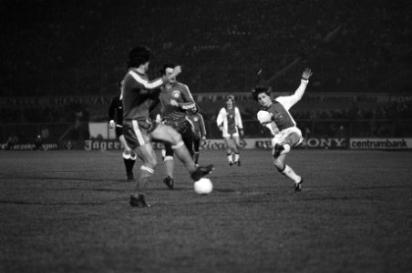 Ajax tegen RC Straatsburg ( Europa Cup I ) spelmomenten, Bestanddeelnr 930-7319