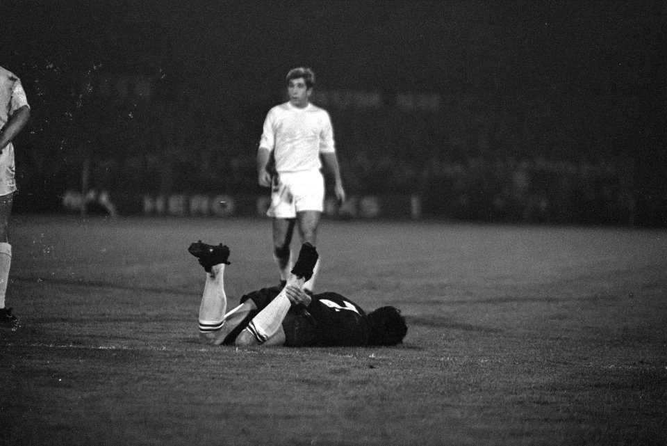 Ajax tegen Real Madrid 1-1 in Olympisch Stadion . Spelmomenten, Bestanddeelnr 920-7224