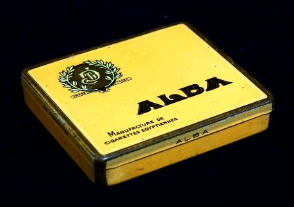 Alba cigarettes blik, foto2