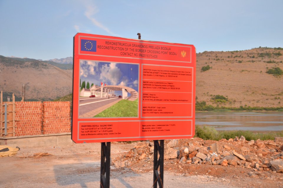 Albania–Montenegro border - Božaj - Hani i Hotit border crossing July 2017