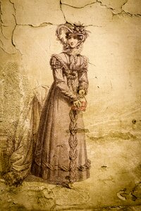 Vintage shabby chic romantic