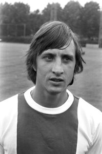 Ajax-selectie presenteert zich aan de pers, nummer 15 Heinz Stuy , nummer 16 Ruu, Bestanddeelnr 925-7442