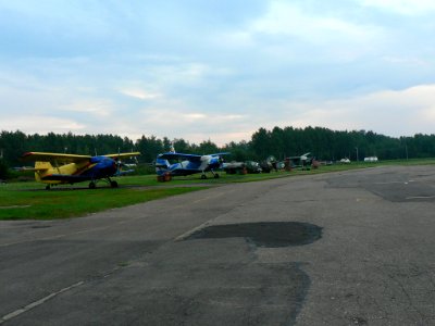 Aircraft at Kyviškės Airport, 2011, 02