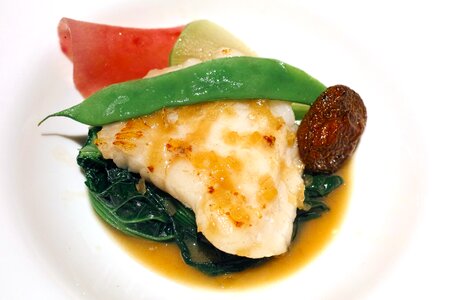 Cuisine food fish dishes photo