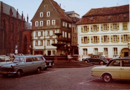 AIMG 5370 Neustadt an der Weinstraße 1967 Marktplatz