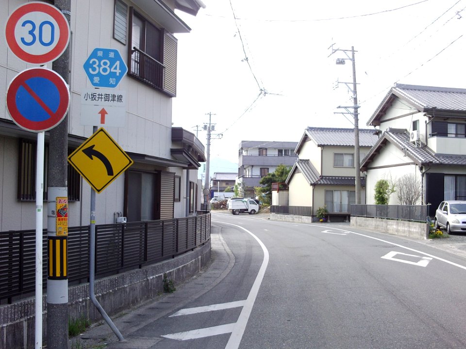 Aichi Pref r-384 Shimosawaki