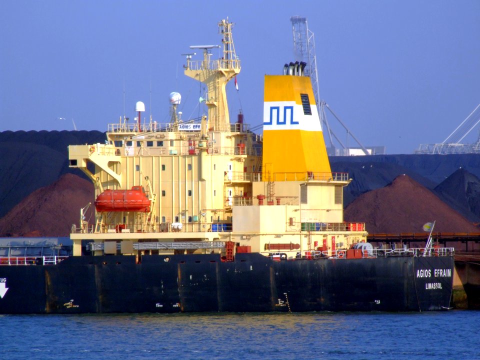 Agios Efraim - IMO 9156278 - Callsign C4SJ2 p1, Mississippi harbour, Port of Rotterdam, Holland 29-Apr-2007