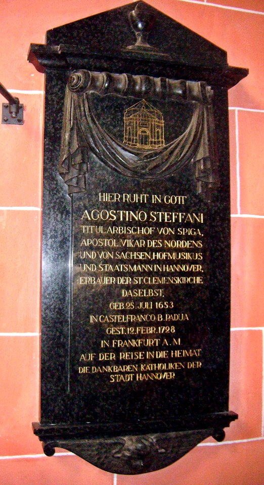 Agostino Steffani Epitaph Frankfurt
