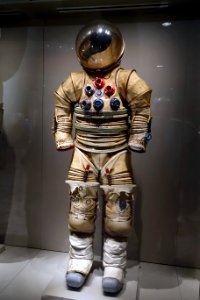 AiResearch Advanced Extra-Vehicular Suit, AiResearch - Garrett Corp., 1967 - Kennedy Space Center - Cape Canaveral, Florida - DSC02899
