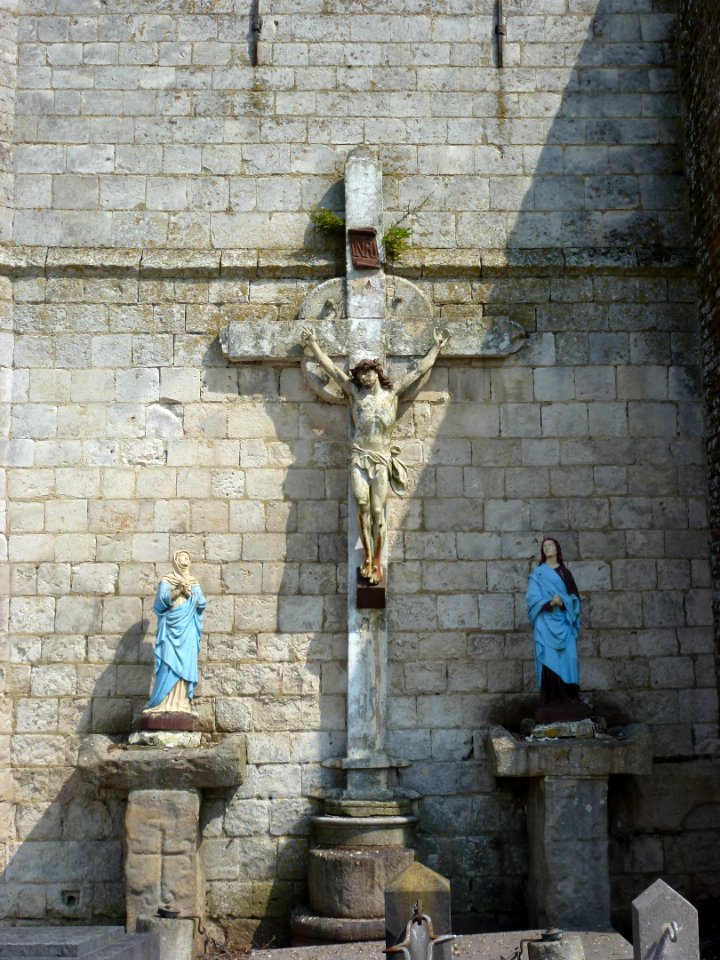 Aire-sur-la-Lys (Pas-de-Calais, Fr) calvaire du cimetière de Rincq