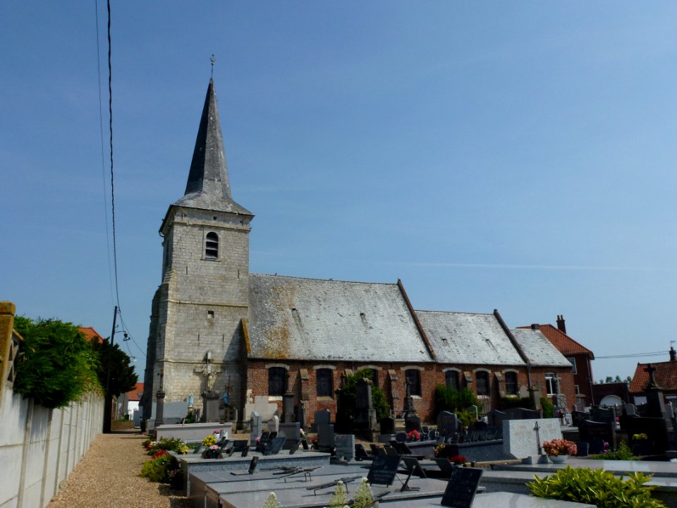 Aire-sur-la-Lys (Pas-de-Calais, Fr) église Saint-Omer de Rincq