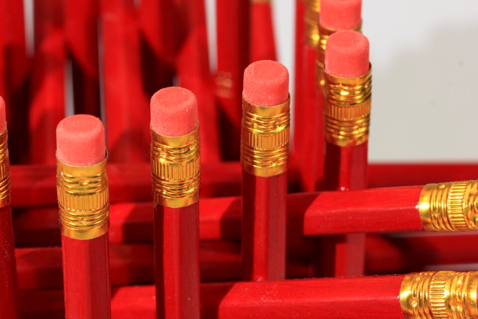 Hexastix eraser writing