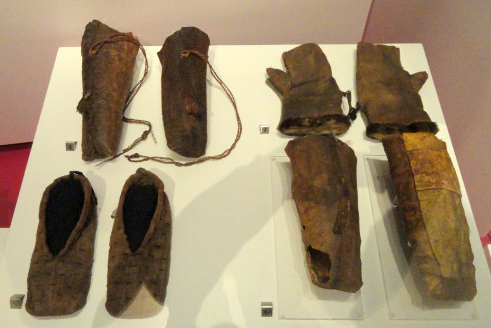 Ainu boots and shoes, Japan, acquired 1888 - Royal Ontario Museum - DSC09566