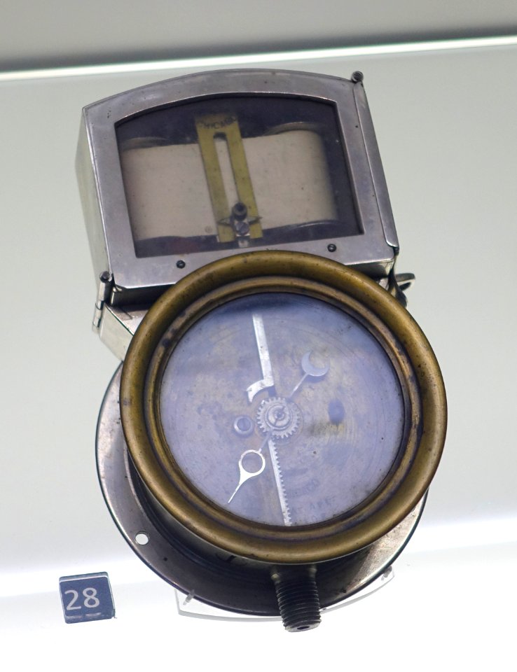 Air pressure graph, c. 1875 - Museum of Science and Industry (Chicago) - DSC06392