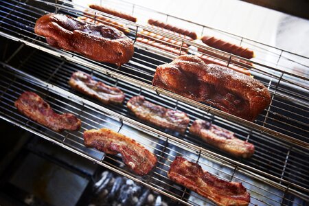 Pork sausage auto grill